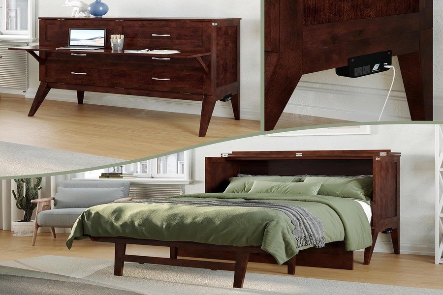 Anuhya Foldable Murphy Bed Desk